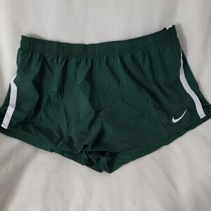 Nike Men's Dark Green Athletic Shorts